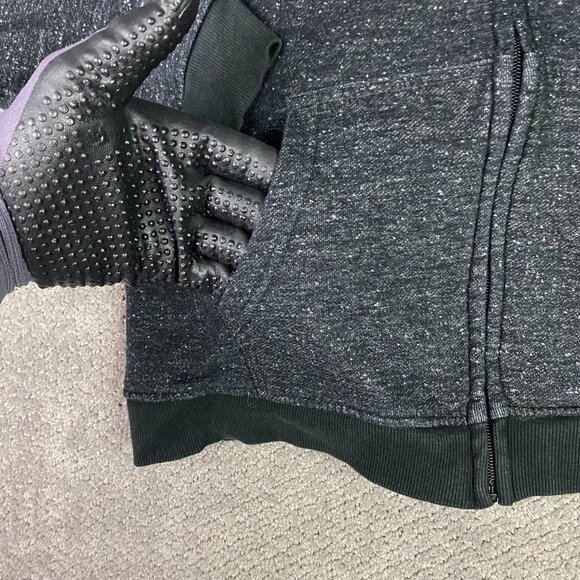 Deadpool Hoodie Men's Large Fits Like a Medium Marvel Comics Full Zip Up Gray - Picture 4 of 11